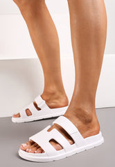 Foam Pool Flip-Flops -White