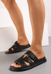 Foam Pool Flip-Flops -Black
