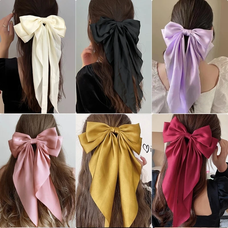 Elegant Bow Ribbon Hair Clip