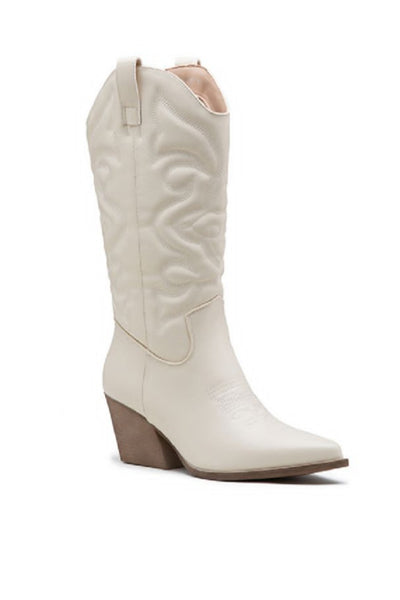 Cowboy Boot -Beige