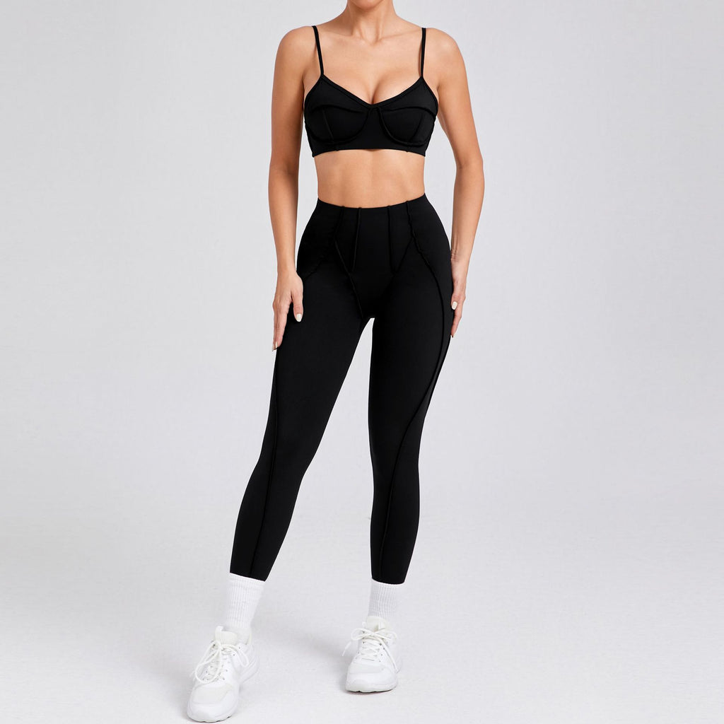 Sculpt Seamless Activewear Set –Black