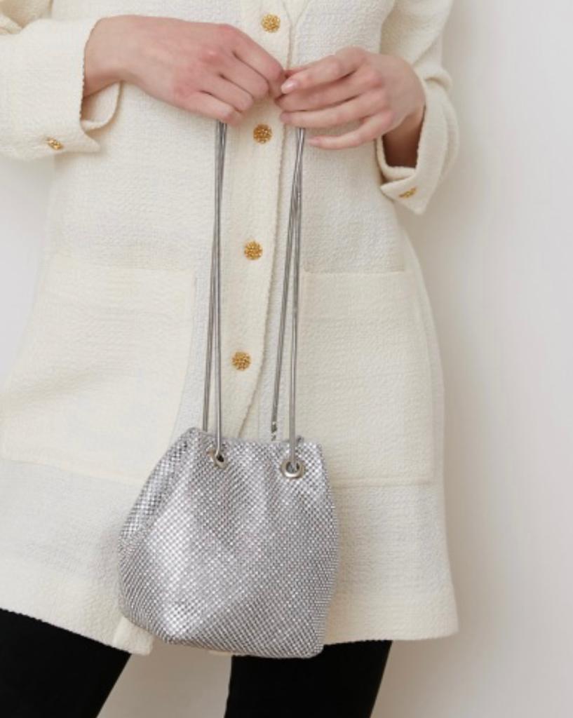 Elegant Clutch Bag -Silver