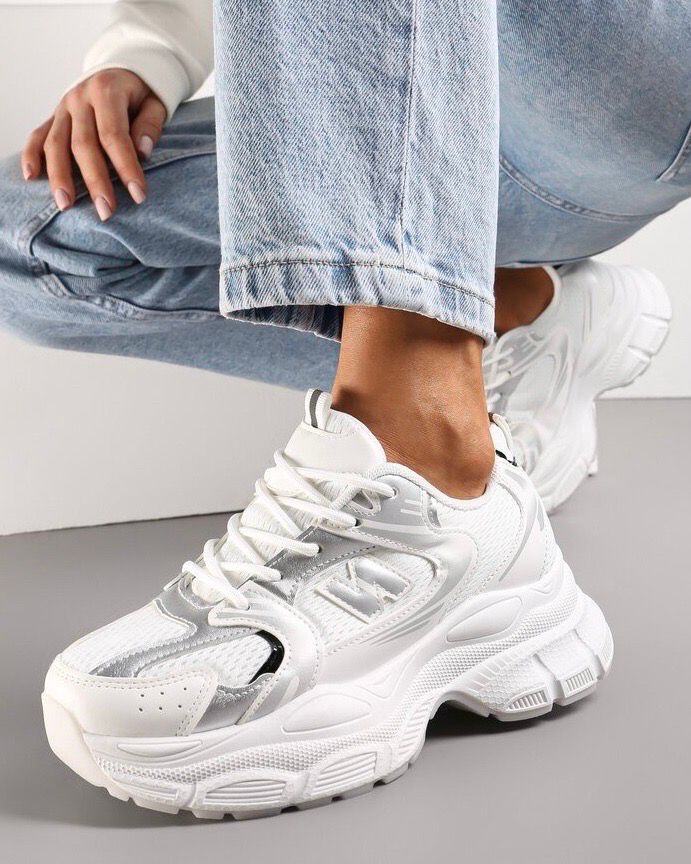 Comfort & Style Combined Trainers -White