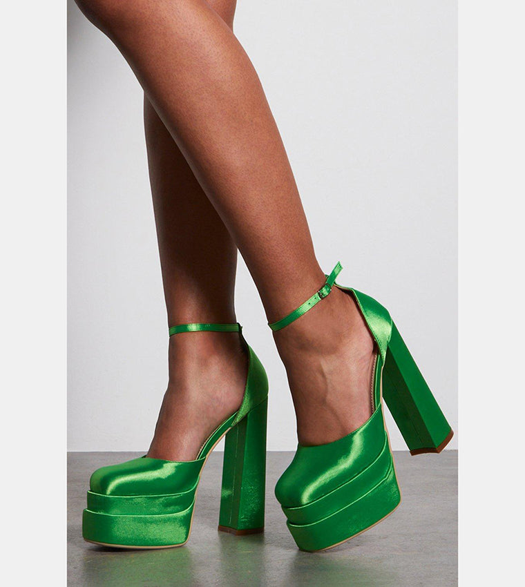 Jade green court shoes sales