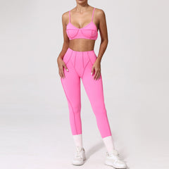 Sculpt Seamless Activewear Set –Pink