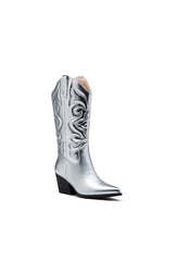 Cowboy Boot -Silver