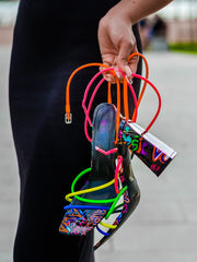 Rock Snap Colorful Strappy Heeled Sandals