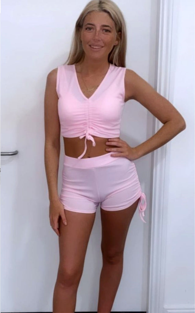 Short Set Co-ord  -Pink