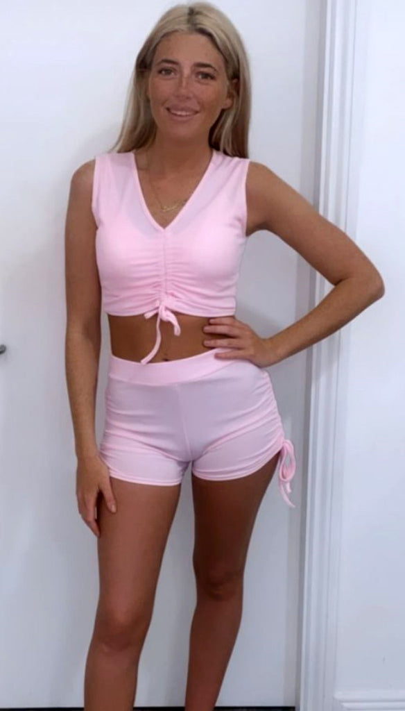 Short Set Co-ord  -Pink